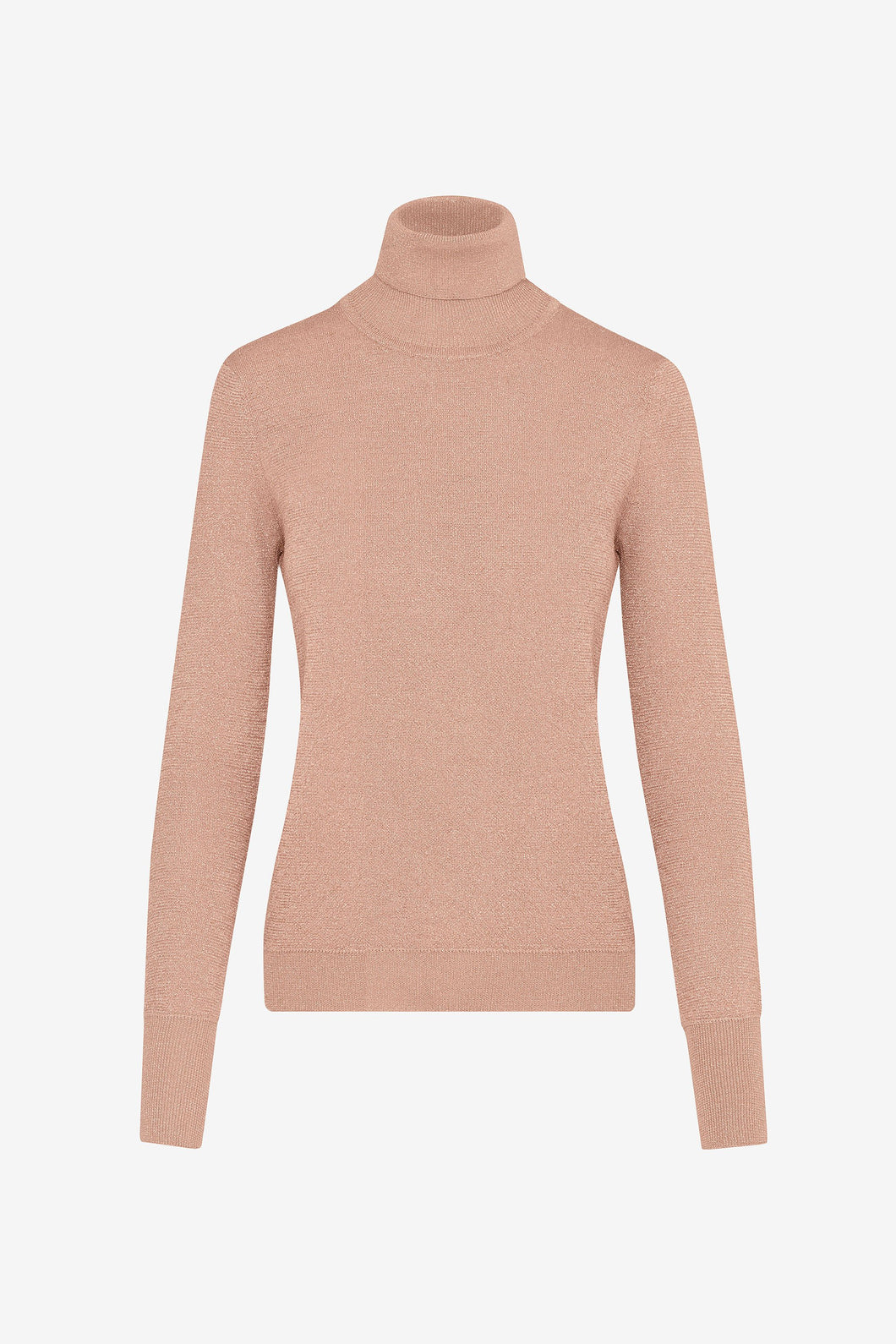 LUREX DOUBLE FACE JERSEY TURTLENECK