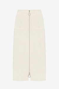 CANVAS MIDI SKIRT